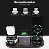 2021 6 in 1 Wireless Charger Dock Station